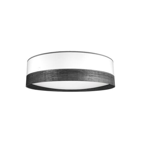 FABRILAMP Plafonnier 72w Olga blanc/noir 5616lm 14x50x50 Cm 3000-4000-6500k (1/2)