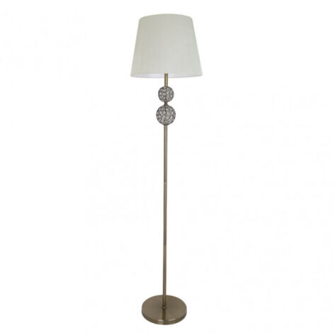 Bogota 1xe27 Cuir Bogota Floor Beige Abat-jour 160x38x38 Cm