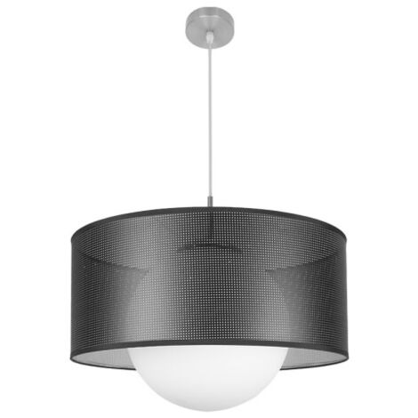 Cosmic pendentif 1xe27 nickel/noir-argent regx50x50 cm (1/2)