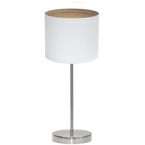 Lampe à poser tatiana 1xe14 nickel/blanc-mad.clara 42x17x17 cm (1/2)