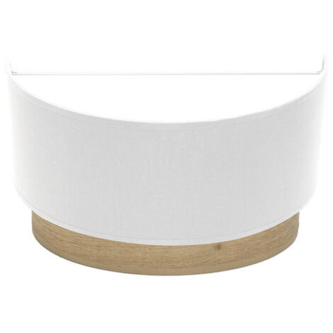 Applique tatiana 1xe27 blanc-lumière bois 17x30x15 cm (1/2)