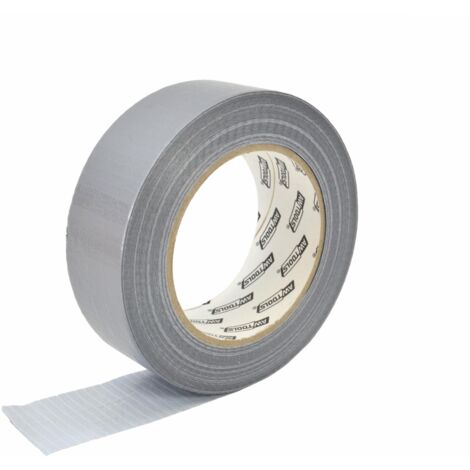 Duct Tape Awtools Reinforced Duct Tape Silver 38mm x 50m, idéal pour la construction, la réparation et l'étanchéité, haute résistance, support de conditions extrêmes. (1/2)