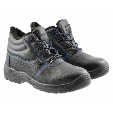 Bottes de travail en cuir de 8 pouces à protection en acier et en