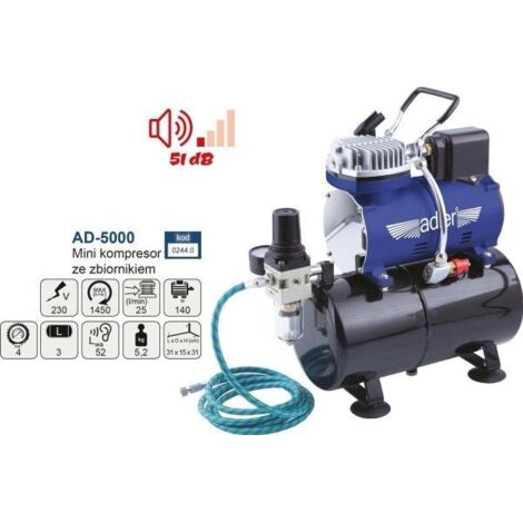Mini compresseur pour aérographe AD-5000 (1/3)