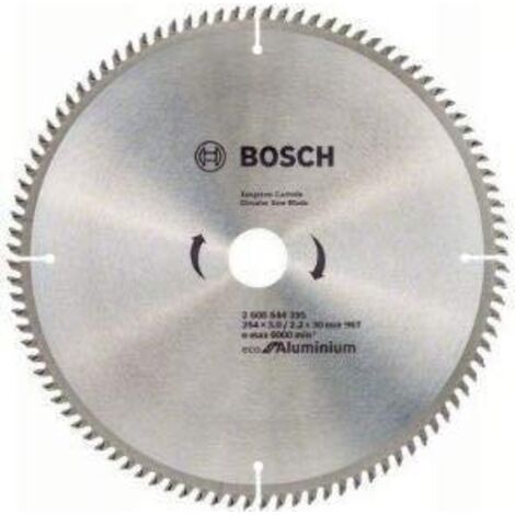 Bosch – Lame de scie circulaire 210mm 30mm alésage 64 dents – Pour coupes précises aluminium et matériaux composites – Vitesse max 7000 tr/min - 2608644391 (1/2)