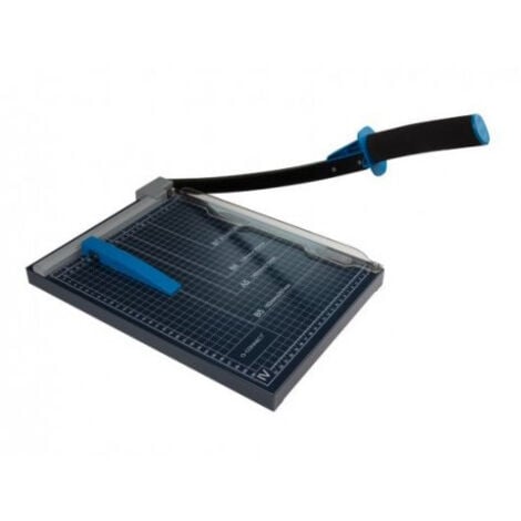 A4 Massicot Papier Rogneuse, Guillotine Coupe Papier Avec Protection De Sécurité, Capacité De Coupe Jusqu'à 400 Feuilles, 310mm De Coupe, Pression