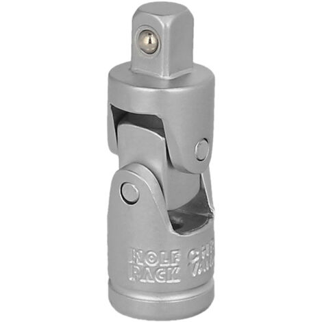 Joint universel 1/4" en acier au chrome vanadium, bords ronds, joint à cliquet, joint cardien, (1/5)