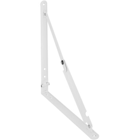 Équerre blanche rabattable Wolfpack 300 mm.