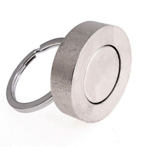 Wolfpack – Aimant néodyme rond 3 cm Ø avec anneau – Pour ramasser objets métalliques au sol – Usage domestique – Aimant permanent