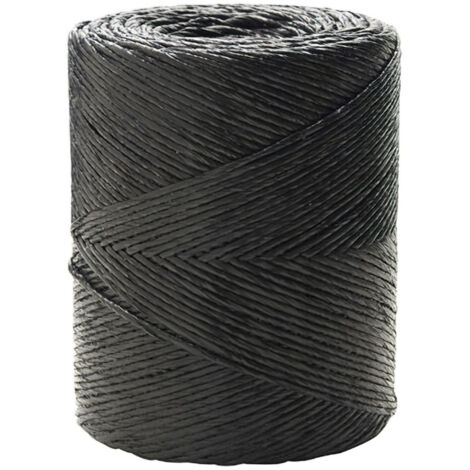 Bobine de corde de raphia 750 grammes Couleur Noir