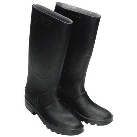 Bottes hautes en caoutchouc, noires, 45
