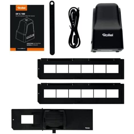 Scanner Rollei DF-S 180 Pour Diapositives Et Négatifs - Conversion Facile En Fichiers Numériques - 18 MP
