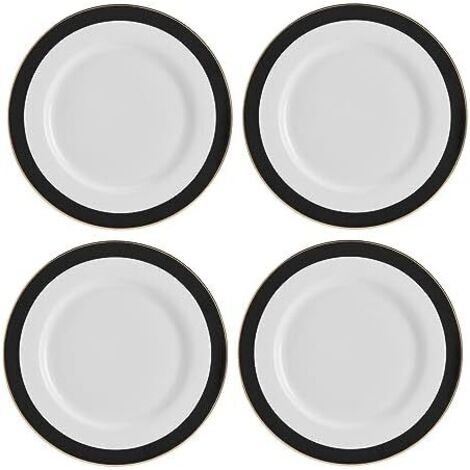 Mikasa Chalk - Set de bols à pâtes en porcelaine (4 pièces, 23 cm, dans