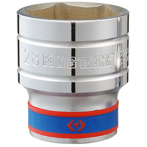 Douille 1366 King Tony 4335MR, Tool de Acier, 1/2" Variateur, Métrique, Longueur 38mm, Poids 62g, Idéal pour la réparation et l'entretien. (1/2)
