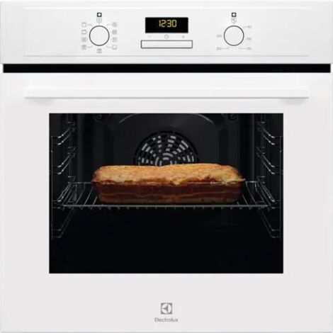Electrolux – Four traditionnel 65 L – EOF3H40BW – Énergétique A – Encastrable blanc – Contrôle digital – Idéal pour cuisson précise (1/5)