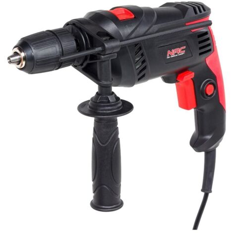Marteau perforateur NAC 800W IDE80-B-PT, 2 vitesses, perçage dans le bois, le métal et le béton, haute puissance (1/3)