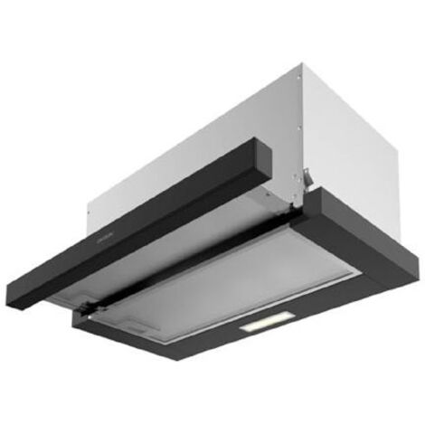 Cecotec – Hotte aspirante télescopique 60 cm – Puissance 350 m3/h – 2 niveaux de puissance – Filtres à charbon et aluminium – Éclairage LED (1/5)