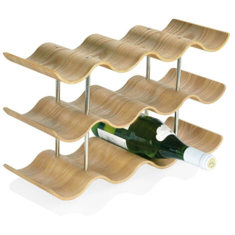Andrea House - Porte-bouteilles en bois Sauce Andrea House 42 x 16 x 25 cm. (1/3)