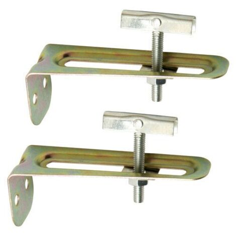 WOLFPACK LINEA PROFESIONAL - Jeu de supports sanitaires 10 cm support de lavabo (2 pcs.)