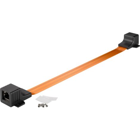 Goobay RJ45 0.3 m - réseau câble (0.3 m, RJ-45, RJ-45, Orange) (1/2)