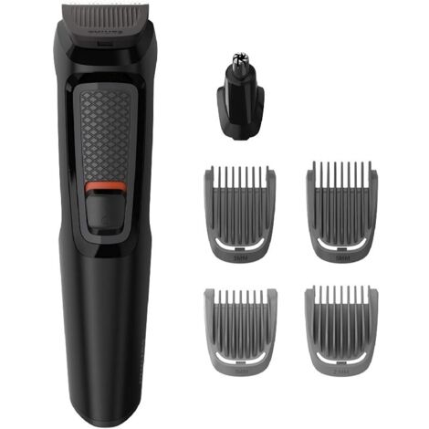 Philips – Rasoir multi-chaussures rechargeable – Autonomie 60 min – 6 outils inclus – Lames en acier inoxydable – Tondeuse de précision pour visage et corps