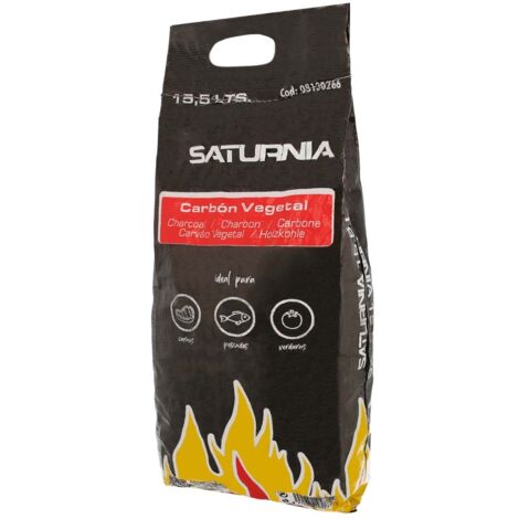 WOLFPACK LINEA PROFESIONAL - Sac Carbon Vegetable Barbecue Bag 15.5 Litres Carbon Durable and Chunky of Large Size, (1/2)