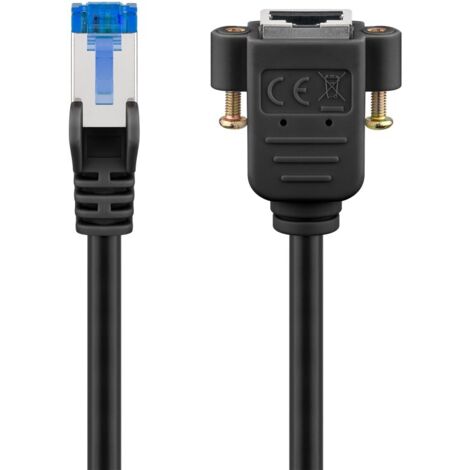 Goobay 65643 Goobay câble réseau noir 2 m Cat6a S/FTP (S-STP) (1/5)