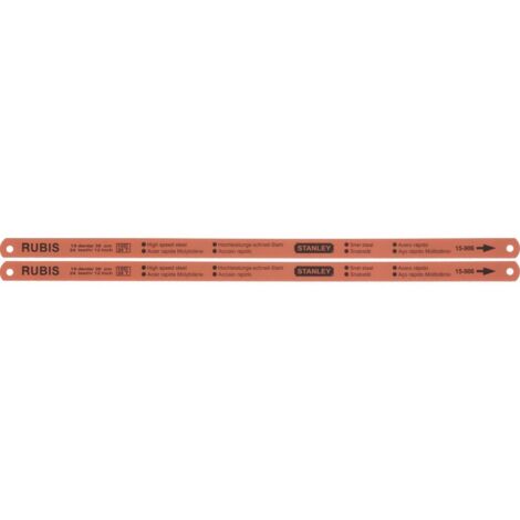 Stanley brzeszczot rubis 300mmx24z 2szt. stal molibdenowa