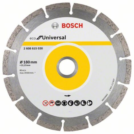 Disque à tronçonner diamanté Bosch Eco For Universal Ø 180 mm - 2608615030