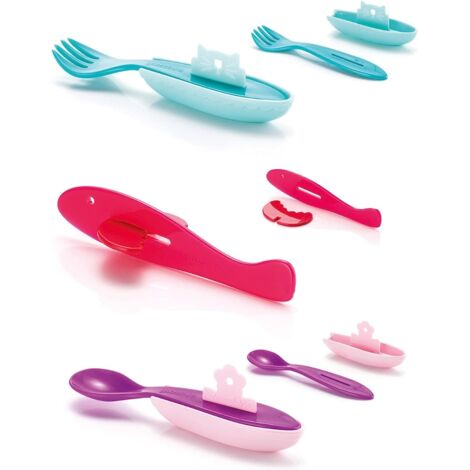 Guzzini Couverts pour enfants Bimbi, polypropylène, multicolore, 1 (1/4)