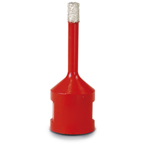 Couronne diamantée STAYER Ø6mm avec insert type M14 pour coupe multi-matériaux à sec couleur rouge (1/2)