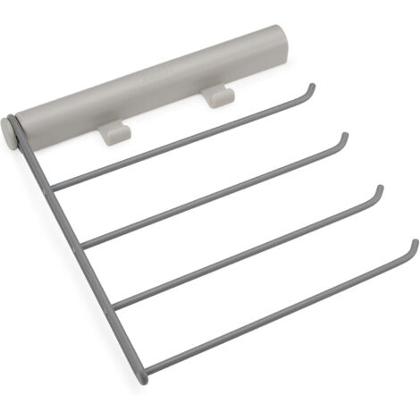 Orderly™ Belt, Tie and Scarf Hanging Rack, for Organising Accessories, Ecru, Sturdy Material, Compact Design, Easy Installation and Maximises Space. (1/5)