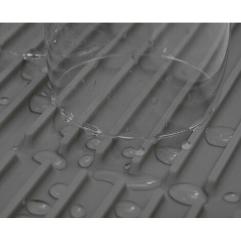 Joseph Joseph Égouttoir De Vidange Réglable Et Pliable Avec Bac - Gris - Gain De Place Optimal