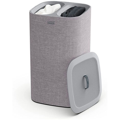 Panier de séparation du linge ofJosephJoseph Joseph Tota, pour organiser les vêtements, 60 litres, design moderne, poignées ergonomiques, nettoyage facile of, matériaux durables. (1/8)