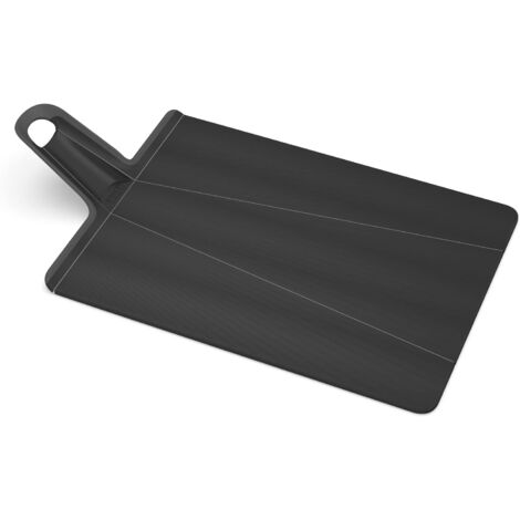 Chop2Pot™ Plus Black Folding Chopping Board, Multifunctional, for Cutting, Chopping and Serving, Non-slip Base, Resistant, Dishwasher Safe, Compact and Functional Design (1/5)