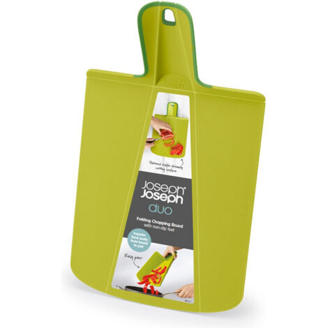 Planche à découper pliante Chop2Pot™ Plus Green, cuisine, antidérapante, design compact, rangement facile, matériau durable, lavable au lave-vaisselle, moderne et fonctionnelle. (1/5)