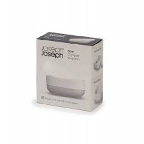 JOSEPH JOSEPH - PORTE-SAVON DE SALLE DE BAIN COMPACT ET PEU ENCOMBRANT, BASE ANTIDéRAPANTE - ECRU 70577