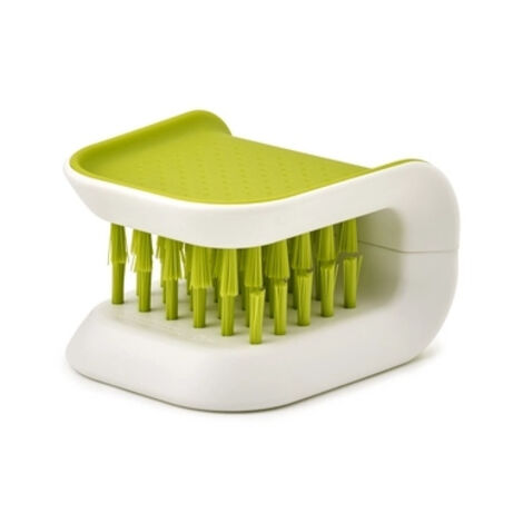 BladeBrush Joseph Joseph, brosse de nettoyage pour couteaux et couverts, design innovant, nettoyage sûr of ustensiles tranchants, vert, facile to useet à nettoyer. (1/4)