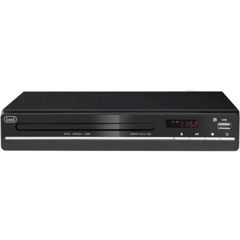 Trevi DVMI 3580 FULL HD Player de DVD Player Black - DVD Players de (1080p, MPEG4, MP3, JPG, CD de Audio, DVD-Video, CD,DVD)
