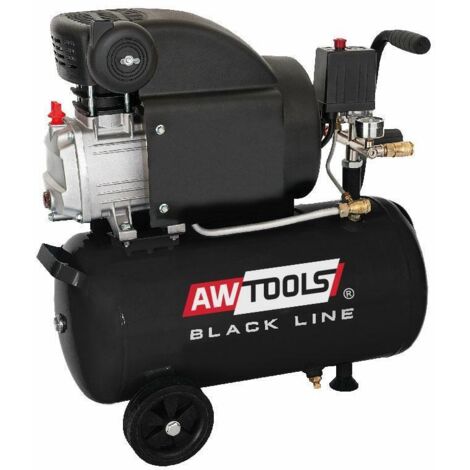 Compresseur AWTOOLS AC50, 50L, 2.0HP Black Line, ideal for professional use, puissant, grande capacité de stockage de, performance superior pour les outils pneumatiques. (1/3)