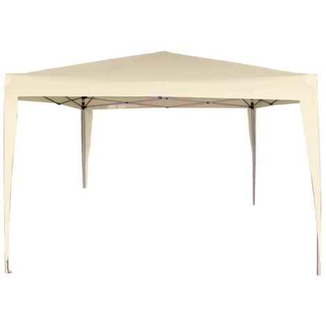 Aktive Gazebo 300x300x240 cm Crème Tonnelle Pliable (1/5)