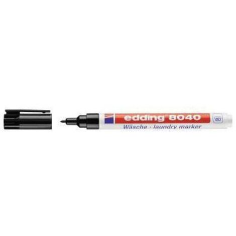Edding textile permanent marker 8040 f/round black (1/4)