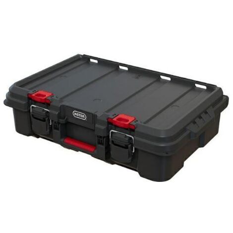 Keter – Mallette à outils 26,56L – Joint d'étanchéité IP54 – Poignée ergonomique – Loquets métalliques robustes pour sécurité