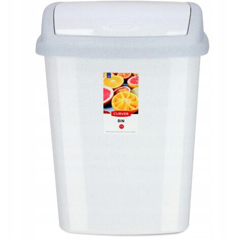 Curver kosz uchylny "dominik" 25l /szary lux/ granitowy (1/5)