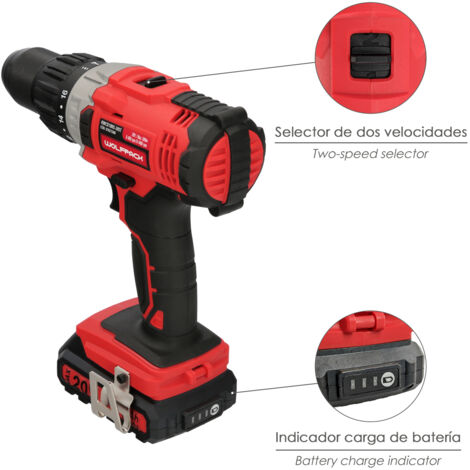 HYPER TOUGH 20-VOLT MAX LITHIUM-ION PERCEUSE SANS FIL