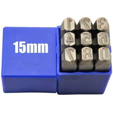 Chiffres à frapper 15mm UNIVERSEL HG953615