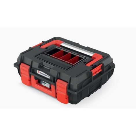 Kistenberg C BLOCK ALU LOG, mallette à outils avec 15 compartiments, robuste et durable, idéal pour garder vos outils bien rangés.