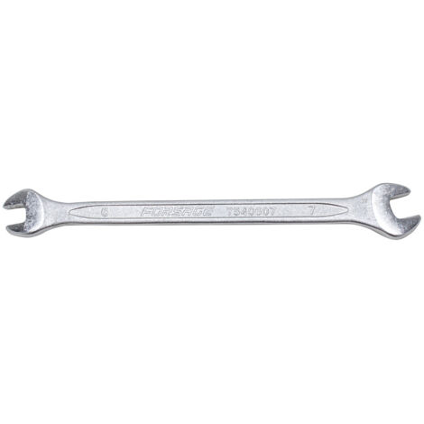 CLÉ À FOURCHE 6x7 mm L-120 mm Cr-V (1/3)