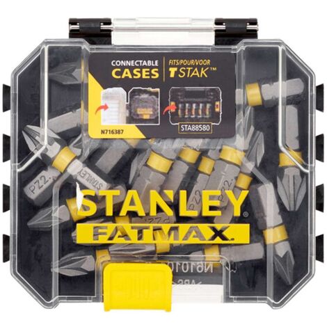 STANLEY STA88568-XJ - Box de storage de 20 loose tips de impact Pz2 STANLEY® FATMAX® impact, de 25 mm (1/3)