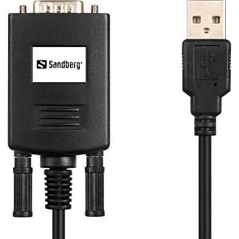 Sandberg 133-08 - Adaptateur USB vers Serial Link 9 broches, noir (1/2)